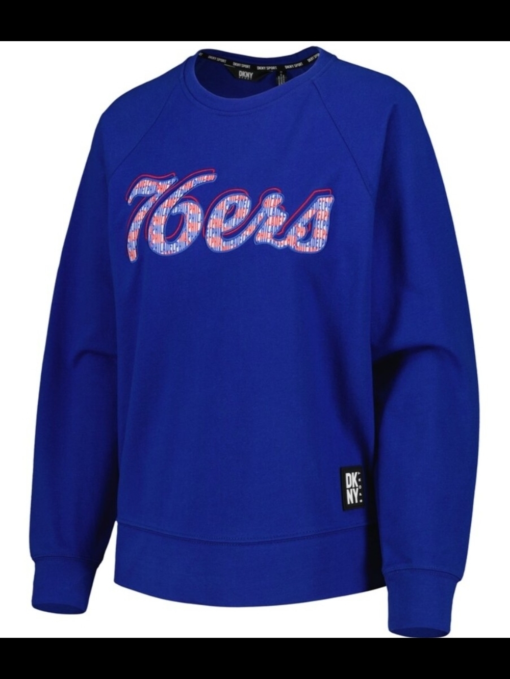 NWT Philadelphia 76ers DKNY Sport Women's Regina  Pullover Sweatshirt (MED)